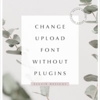 change and upload google fonts without plugin