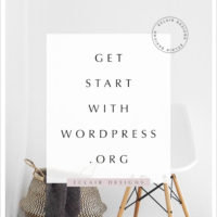 get start with wordpress.org
