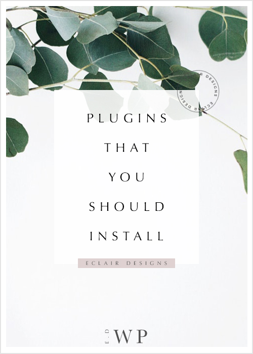 plugins that you should install