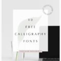 10 free calligraphy fonts