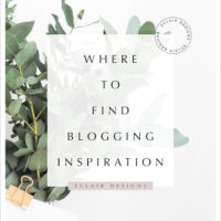 where to find blogging inspiration