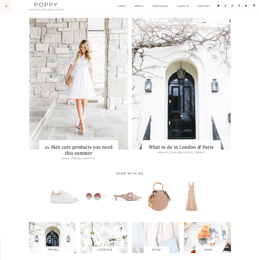 Poppy Wordpress Theme - Eclair Designs