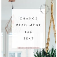 how to change read more tag text