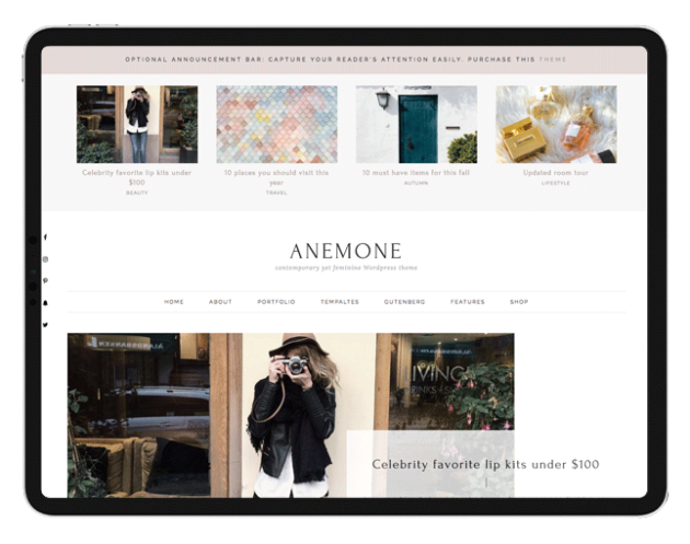 Feminine Wordpress Themes & Design Kits ．Eclair Designs