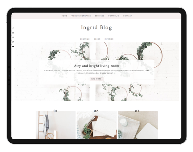 Ingrid Wordpress Theme - Eclair Designs