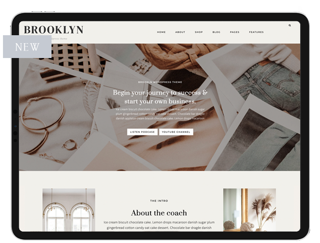 Brooklyn WordPress Theme - Eclair Designs